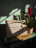 Handwriting Embroidery Keepsake - A4 Framed