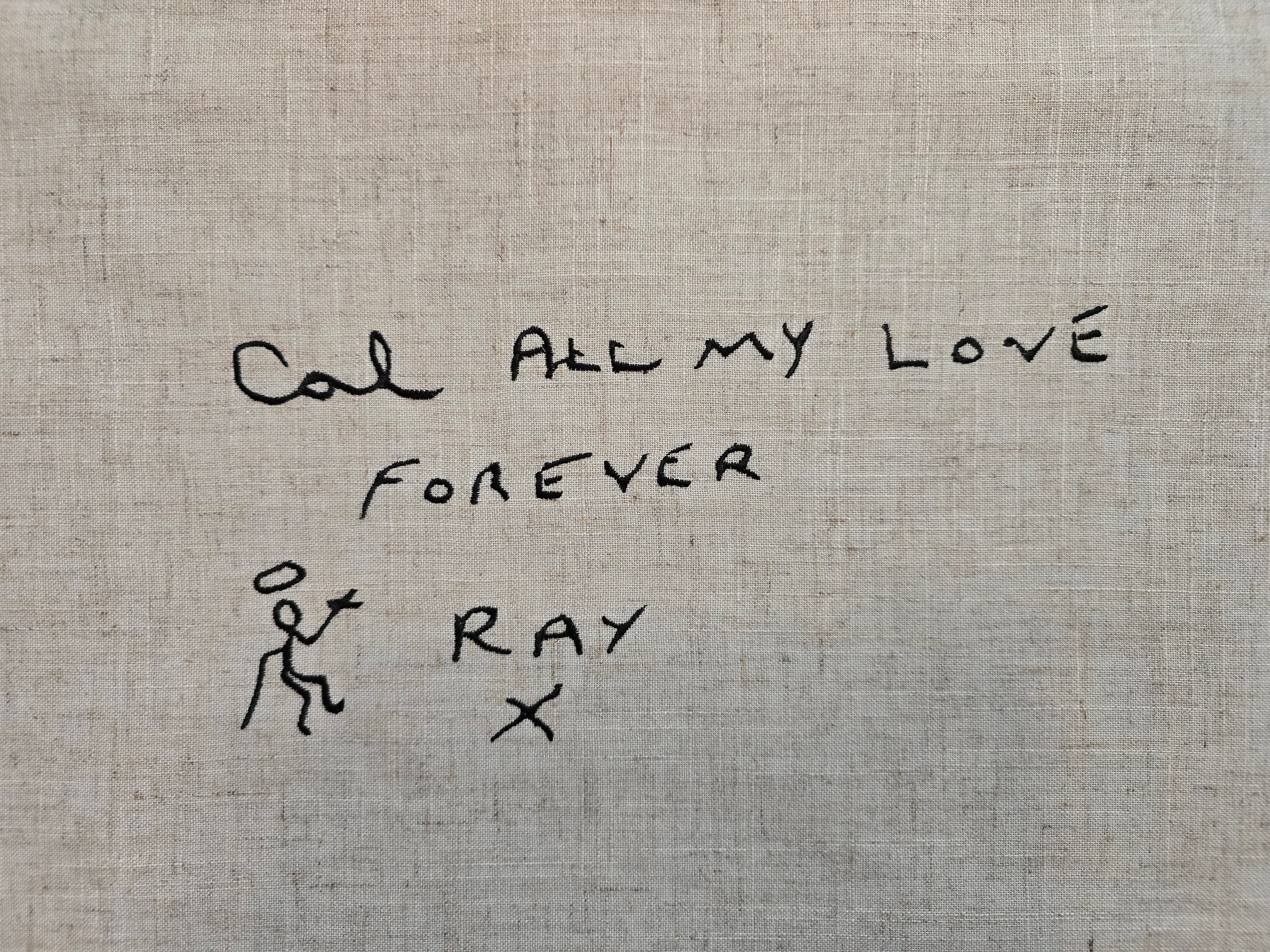 Handwriting Embroidery Keepsake - A4 Unframed